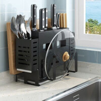 Giá Cài Dao, Đựng Đũa / Thớt / Úp Vung Nồi Đa Năng My Nhân INOX 304 Cao Cấp Không Gỉ Thế Hệ Mới