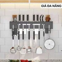Giá Cài Dao, kéo, Treo Đồ Dùng Nhà Bếp Đa Năng Bằng Inox Không Gỉ