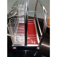 Giá Cài Dao Thớt Đũa Đa Năng Inox Có Khay Nước