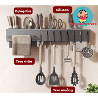 Giá Cài Dao,Giá Treo Đồ Nhà Bếp 50CM,Kéo, Đồ Dùng Nhà Bếp Đa Năng Không Gỉ -Tặng Keo Dán và ốc víttt