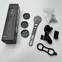Giá cài đèn / đồng hồ Carbon xe đạp - gắn ghi đông liền pô tăng