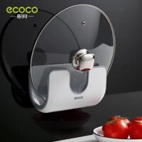 Giá cài nắp vung nồi,cài thớt,giá treo đồ nhà bếp Ecoco dán tường siêu chắc 1813 tiện ích