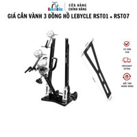 Giá cân vành xe đạp 3 đồng hồ Lebycle RST01 + RST07 - Dụng cụ sửa chữa xe đạp tại nhà