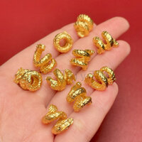 Giả Cát Vàng Wenwan Tất Cả Trận Đấu Nhẫn Tấm Rồng Xuyên Lỗ Chạy Vòng Miếng Đệm Hạt Vòng Cổ Vòng Tay Handmade Tự Làm Chất Liệu Phụ Kiện