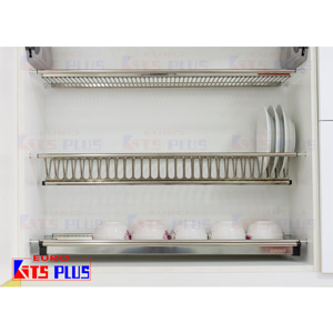 Giá chén bát cố định 3 tầng Eurokit GK12A.90