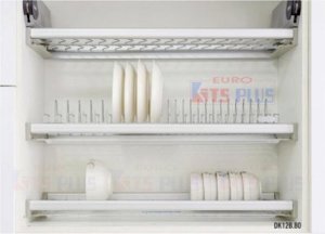 Giá chén bát cố định 3 tầng Eurokit DK12B.60