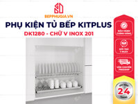 Giá Chén Dĩa Cố Định 2 Tầng Chữ V Kitplus DK1280