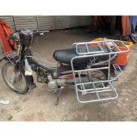 Giá Chở Hàng - Gác Baga Xe Máy Có Thể Mở Cốp Đổ Xăng Và 2 Cánh Sườn Kèm Chân Chống