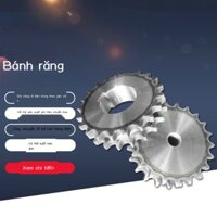 Gia công bánh xích mở rãnh rãnh đôi hàng thép thứ 45 hộp số công nghiệp 06b08b10a12a bánh xích