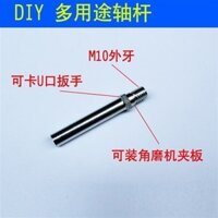 Gia công chính xác Máy cưa bàn mini trục chính thanh trục chính lưỡi cưa trục chính ghế ổ trục DIY trục chính Phụ Kiện Máy cưa bàn mini IBSQ