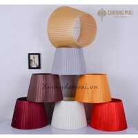 Gia công chụp đèn vải, chao đèn vải, đèn lồng vải,  chụp đèn ngủ, chụp đèn bàn