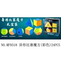 (GIÁ CỰC RẺ) Bộ đồ chơi 4 rubik nhiều hình dạng, tam giác, đa giác không viền siêu đẹp, không phai màu theo thời gian