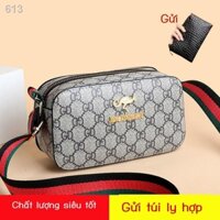 [giá cực rẻ][Gửi túi clutch] nữ phiên bản mới 2021 Hàn Quốc thời trang một bên vai messenger vuông nhỏ mẹ