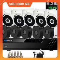 [Giá cực sốc]Trọn bộ 16 camera giám sát KBVISION Full HD 1080p kèm phụ kiện|lắp đặt camera