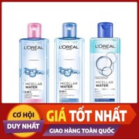 GIÁ CỰC TỐT Nước làm sạch mỹ phẩm Loreal Paris 3-in-1 Micellar Water 400ml - Olin House GIÁ CỰC TỐT