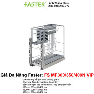 Giá dao thớt chai lọ Faster FS MF300/350/400N VIP