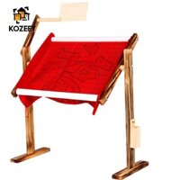 Giá để bàn bằng gỗ Cross Stitch Khung xoay thêu