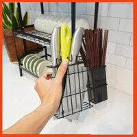 Giá để bát đĩa 2 tầng, kệ chạn úp chén đũa đa năng kèm 2 khay hứng nước