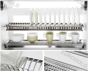 Giá để bát đĩa trong tủ bếp Eurogold EU.01060