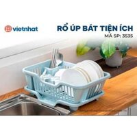 Giá để bát , Khay úp bát, Kệ nhựa cao cấp úp bát đĩa nhựa Việt Nhật, Có lỗ thoát nước tiện dụng