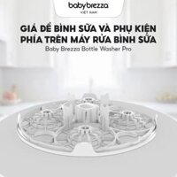 Giá để bình sữa và phụ kiện phía trên máy rửa bình sữa Baby Brezza Bottle Washer Pro