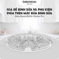 Giá để bình sữa và phụ kiện phía trên máy rửa bình sữa Baby Brezza Bottle Washer Pro