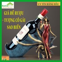 GIÁ ĐỂ CHAI VANG - TƯỢNG người con gái SAO BIỂN ĐỂ TỦ, BÀY BÀN tô điểm trang trí phòng, bàn