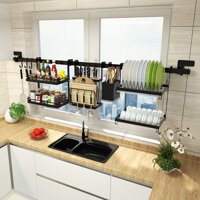 Giá để chén bát treo tường hiện đại 028