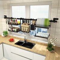 Giá để chén bát treo tường hiện đại 028