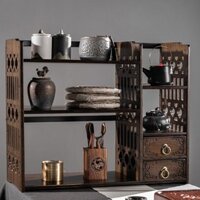 Giá Để Đồ Bộ Trà Để Bàn, Giá Để Tách Trà, Giá Đựng Trà Nhỏ, Giá Đựng Trà, Phụ Kiện Trà Đạo, Giá Đựng Ấm Trà
