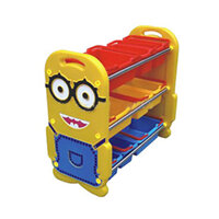 Giá để đồ chơi nhập khẩu Minion 3 tầng cho bé NK3-008