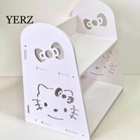 Giá để đồ để bàn YZ, Kệ sách nhiều lớp Kuromi hai lớp, Sử dụng cho học sinh Hộp sắp xếp bàn làm việc Kawaii Cinnamoroll đa chức năng Đồ lặt vặt mỹ phẩm
