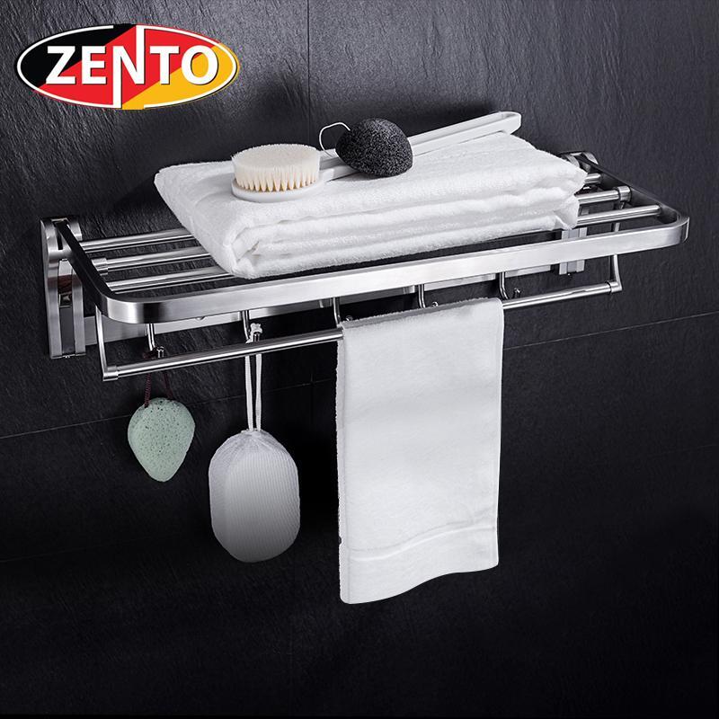 Giá để đồ kết hợp treo khăn inox Zento HA4646