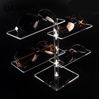 Giá để đồ kính râm UAXPEO, Kệ trưng bày kính trong suốt nhiều lớp, Giá đỡ khung kính Acrylic