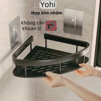 Giá để đồ nhà bếp và phòng tắm/kệ để đồ nhà tắm/nặng 30kg nhôm chất lượng cao/không cần khoan/không dễ rỉ sét/phòng tắm