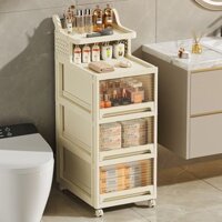 Giá Để Đồ Trẻ Em, Tủ Đựng Đồ Nhiều Tầng Đầu Giường, Xe Chăm Sóc, Giá Để Đồ Đựng Bình Sữa Di Động, Tủ Đựng Đồ Ăn Vặt Gia