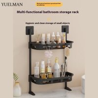 Giá để đồ treo tường đa chức năng cho tổ chức phòng tắm và nhà bếp