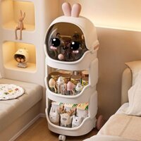 Giá Để Đồ Xe Đẩy Gia Dụng Tủ Đựng Đồ Hoạt Hình Phòng Ngủ Phòng Khách Có Bánh Xe Tủ Chuyên Dụng Đồ Chơi Cho Bé
