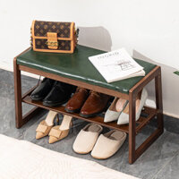 Giá Để Giày Túi Mềm Ghế Thay Giày Tại Nhà, Ghế Đi Giày Có Thể Ngồi