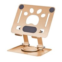 Giá để iPad, điện thoại iphone 16, 15 PRM.. loại màn hình to chất liệu kim loại xoay 360 nâng hạ gập tiện lợi NM18