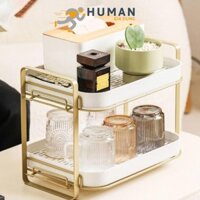 Giá Để Ly Cốc Chén, Kệ Gia Vị 2 Tầng Có Khay Thoát Nước Sang Trọng Kitchen Nhà Bếp
