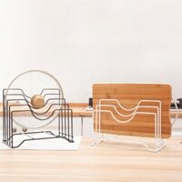 Giá để nắp xoong nồi thớt tiện lợi cho nhà bếp, Kệ để đồ nắp thớt dao nhà bếp tiện lợi và đa năng - Hàng mới về