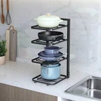 Giá Để Nồi Chuyên Dụng Bảo Quản Nồi Nhà Bếp Kệ Inox Giá Để Đồ Bồn Rửa Tủ Gia Đình Nhiều Lớp Lớp Lớp