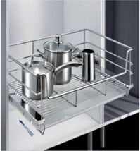 GIÁ ĐỂ NỒI INOX 304 RAY GIẢM CHẤN GẮN LIỀN