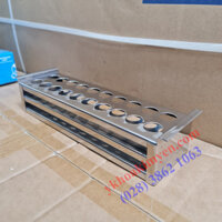 Giá để ống nghiệm inox Ø20mm x 20 ống