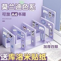 Giá Để Sách Sanrio Giá Để Đồ Lưu Trữ Kuromi Dụng Cụ Tiện Dụng Sách Để Bàn Sách Cố Định Kẹp Sách Giá Sách Để Bàn