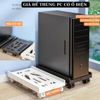 Giá để thùng máy tính , giá để thùng PC có thể điều chỉnh kích thước phù hợp , kèm ổ điện . Chất kiệu nhựa cứng