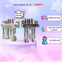 Giá để vung xoong nồi nắp nồi Móc treo đồ hút chân không nhà tắm nhà bếp đa năng chịu lực