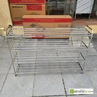 Giá dép inox 4 tầng dài 1 mét