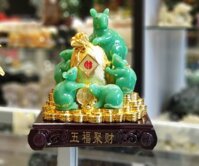 Gia đình chuột bạch ngọc xanh TM006